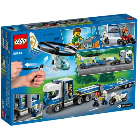 Klocki LEGO City 60244 Laweta helikoptera policyjnego 5+